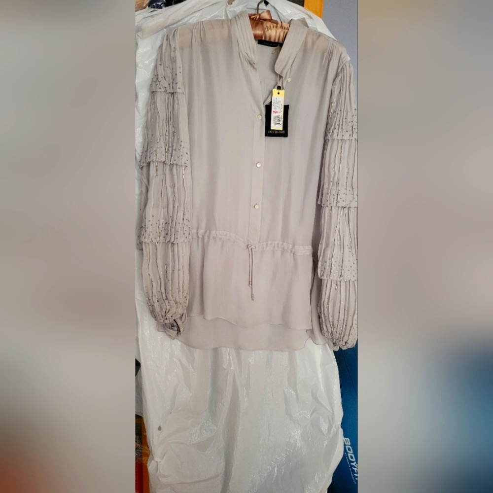 Roberto Cavalli, blouse Ric pieghe,size 42.